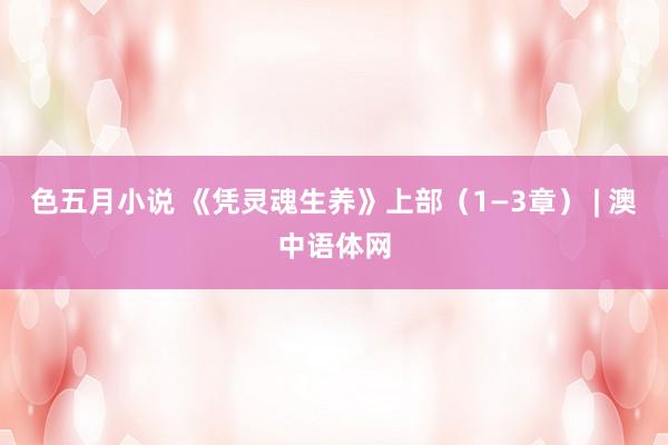 色五月小说 《凭灵魂生养》上部(1—3章) | 澳中语体网